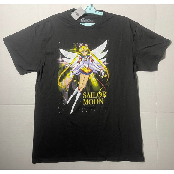 Rue21 Eternal Sailor Moon Black Graphic Tee Size Large - Picture 1 of 8